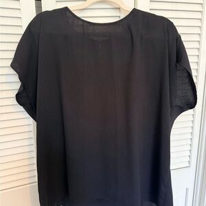 Halogen Elegant Black Women's Top